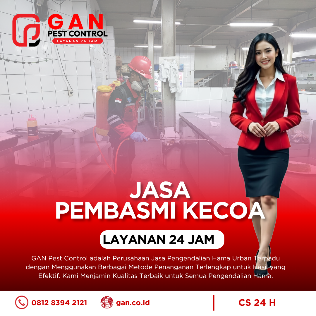 Jasa Pembasmi Kecoa Rumah Harga Rakyat Kualitas Pejabat