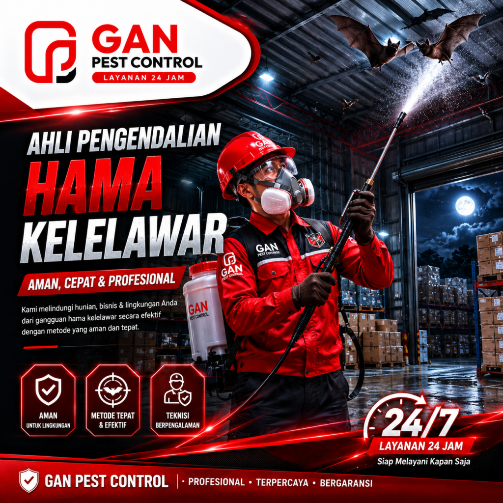 Jasa Pembasmi Kelelawar Profesional