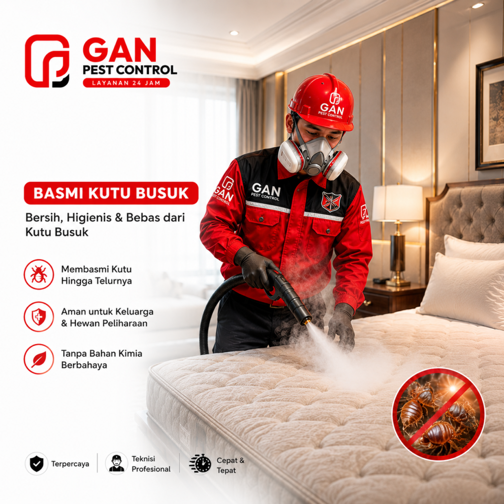 Jasa Pembasmi Kutu Kasur Terdekat