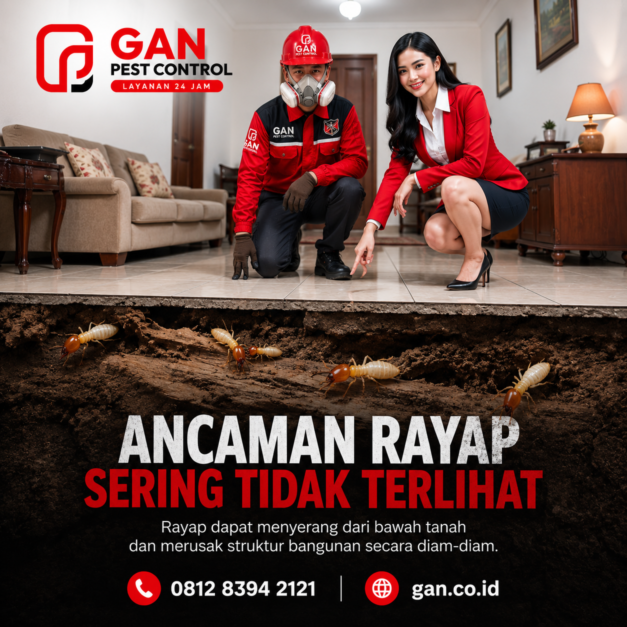 Jasa Anti Rayap di Solo: Lindungi Properti Anda dari Serangan Rayap Bersama GAN Pest Control