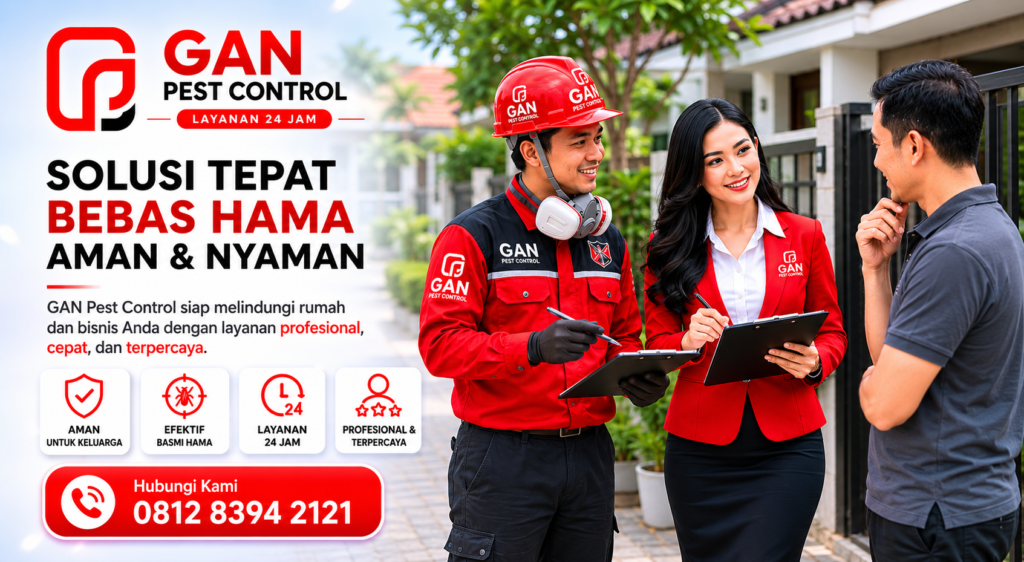 Jasa Pest Control Layanan 24 Jam