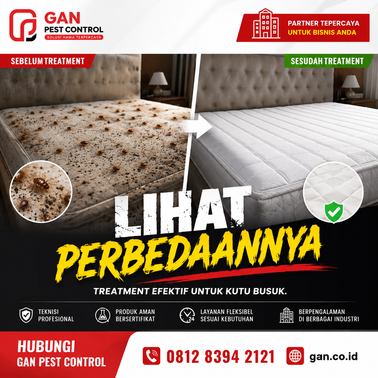 Jasa Pembasmi Kutu Kasur Mataram: Bebaskan Ranjang Anda dari Serangan Kutu Kasur yang Mengganggu