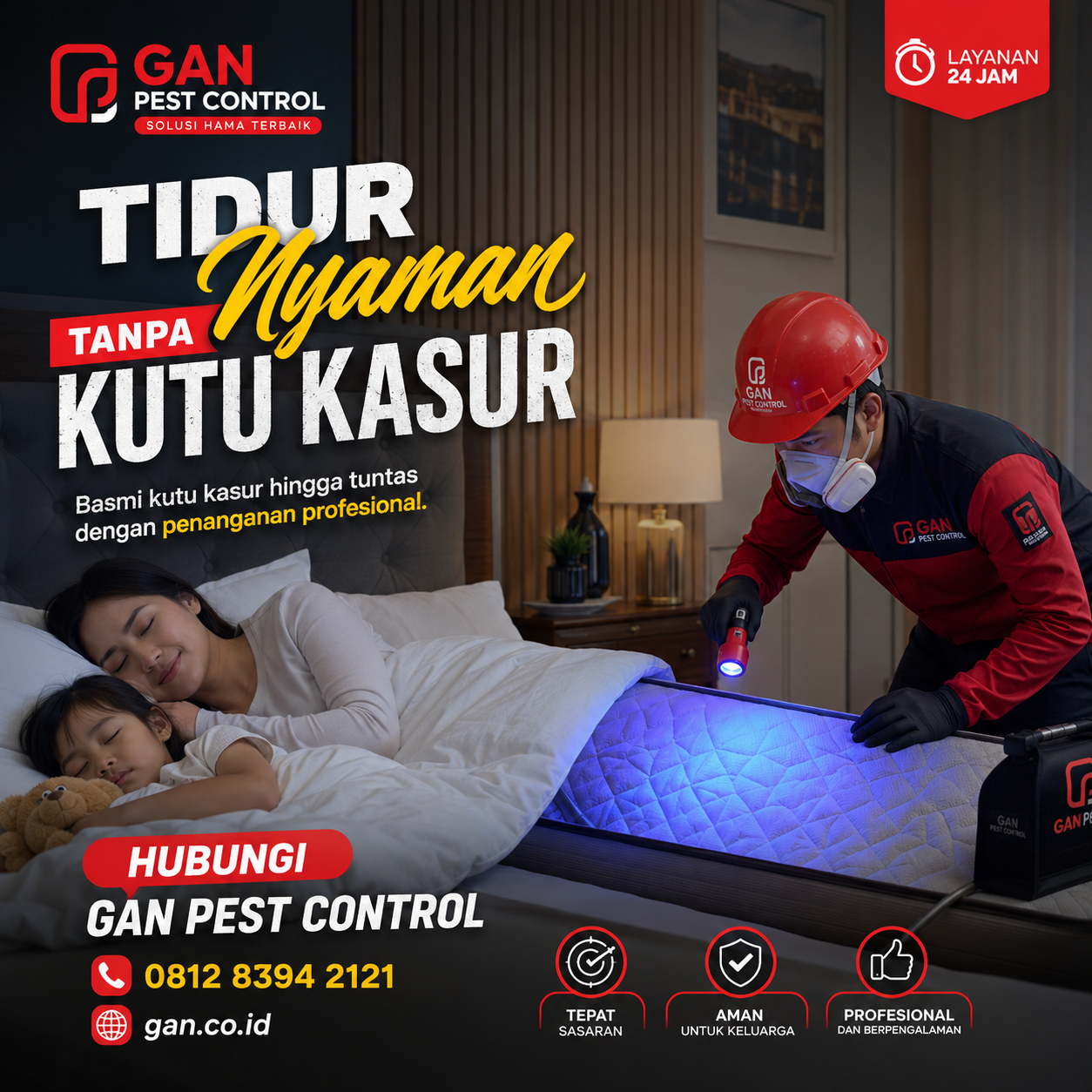 Harga Jasa Pembasmi Kutu Kasur Surakarta: Solusi Efektif dari GAN Pest Control