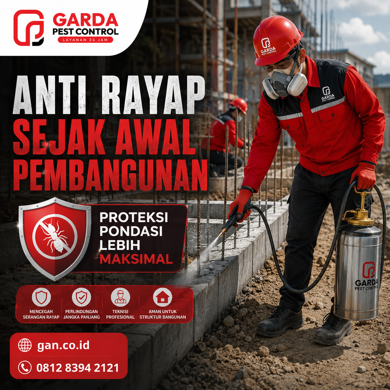 Garansi Anti Rayap Surabaya: Solusi Perlindungan Jangka Panjang dari GAN Pest Control