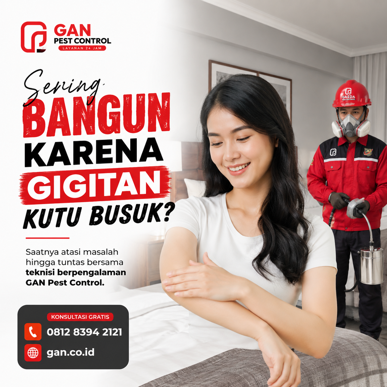 Jasa Pembasmi Kutu Kasur Surabaya Bergaransi Resmi Tuntas Sampai Telur