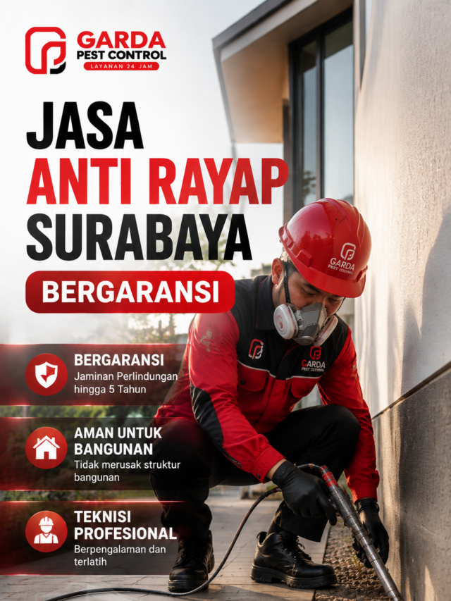 Jasa Anti Rayap Asemrowo Surabaya Bergaransi