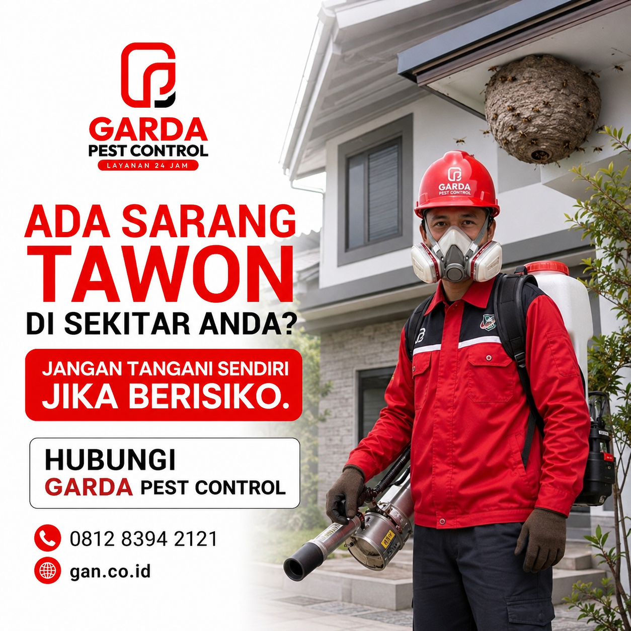 Jasa Basmi Tawon Surabaya untuk Rumah Kantor & Usaha - Gambar 7