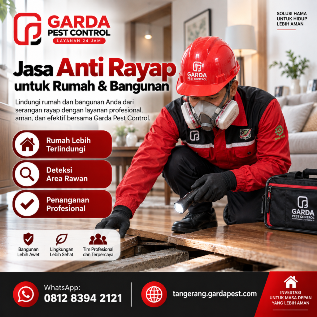 Jasa Anti Rayap Pra dan Pasca Konstruksi di Solo