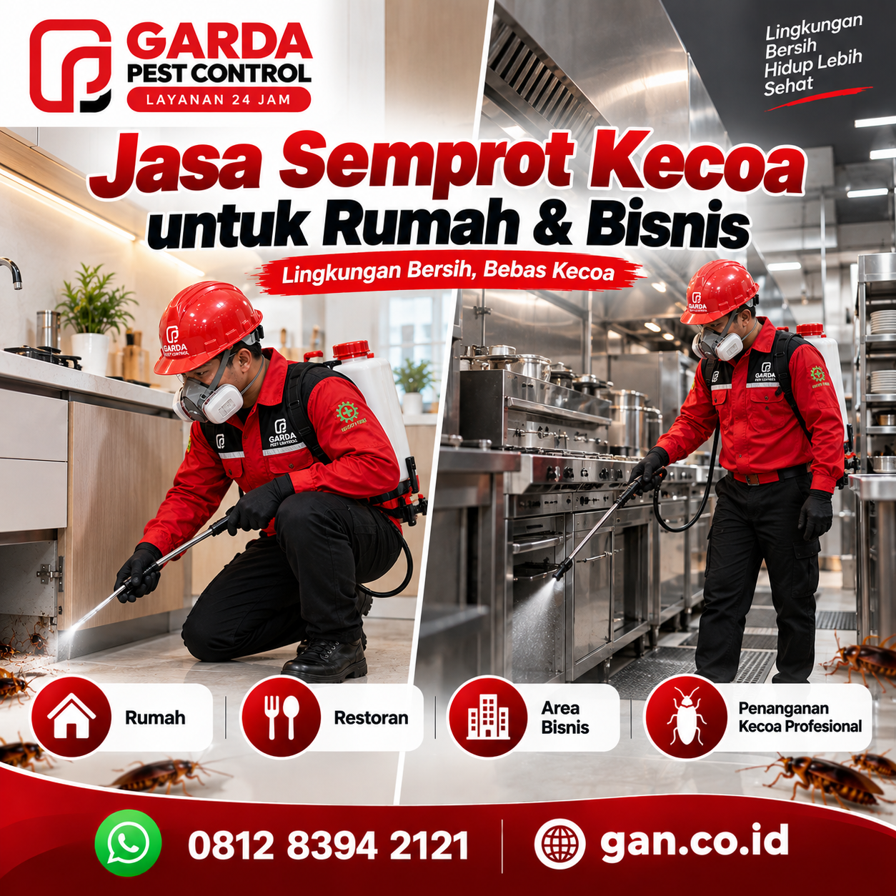 Tips Memilih Jasa Pest Control Kecoa Berlisensi Resmi di Surabaya yang Tepat dan Aman