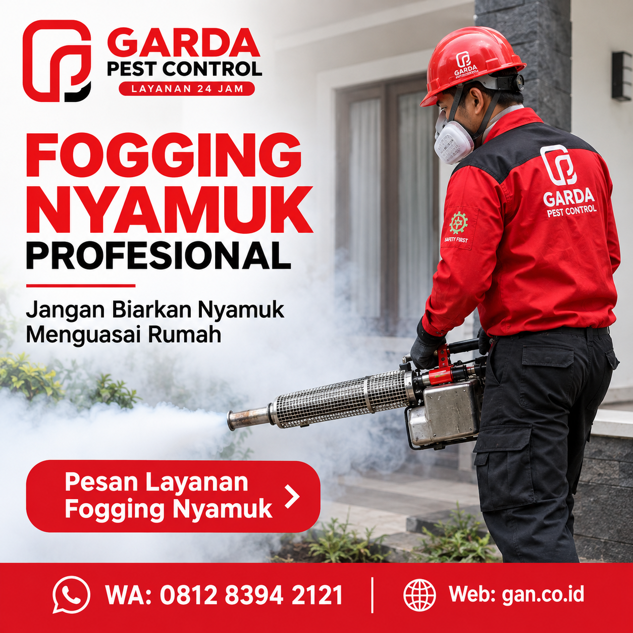 Daftar Biaya Jasa Fogging Nyamuk Rumah 