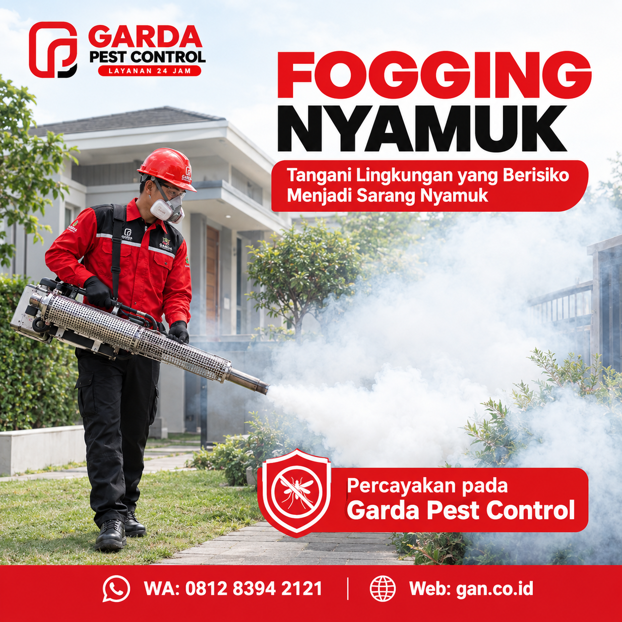 Jasa Fogging Nyamuk Area Pabrik dan Komersial Surabaya