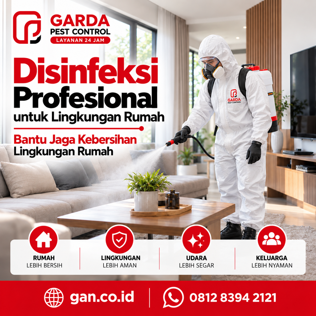 Layanan Disinfektan Influenza Garda Pest Control Bandung