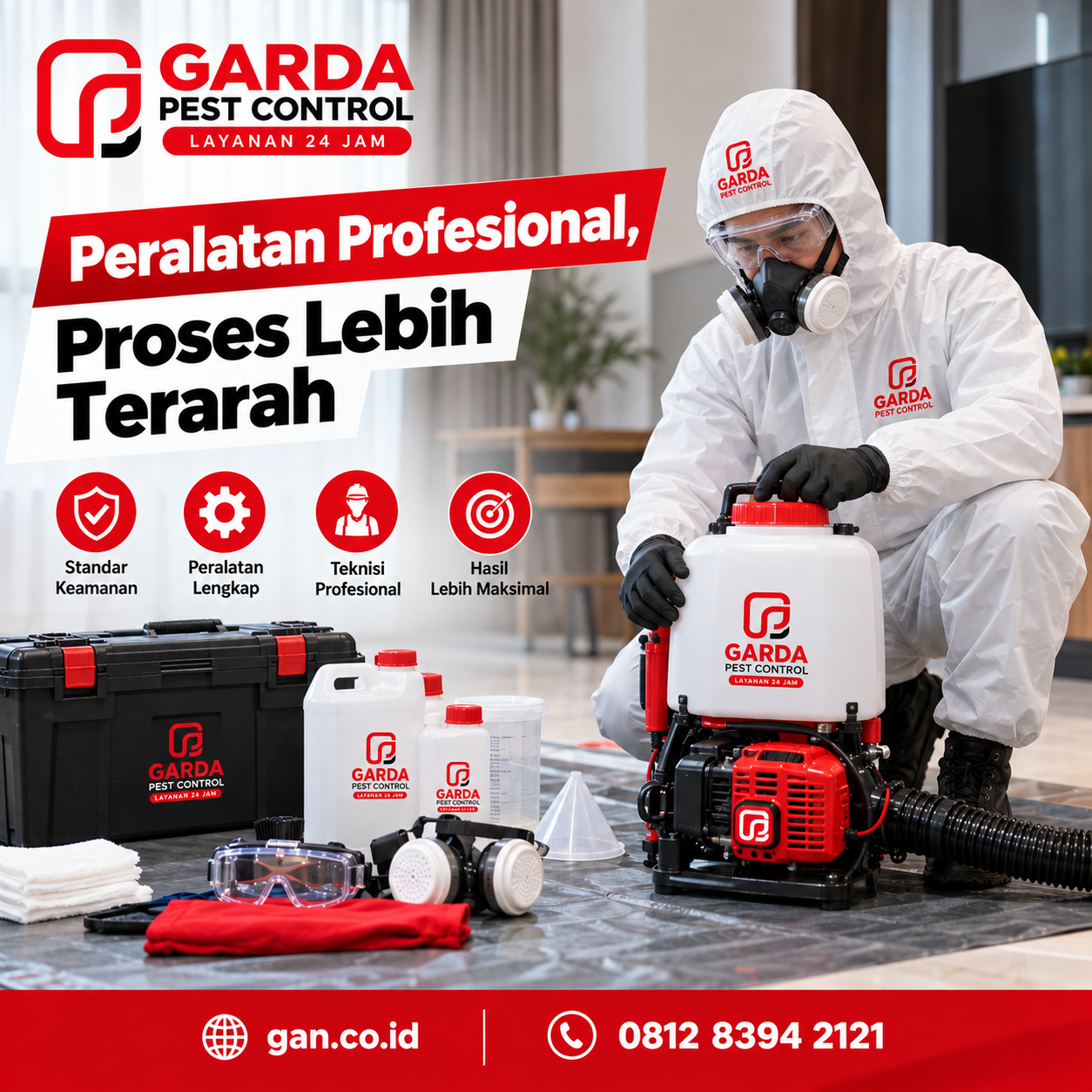 Layanan Disinfektan Influenza Garda Pest Control Bandung